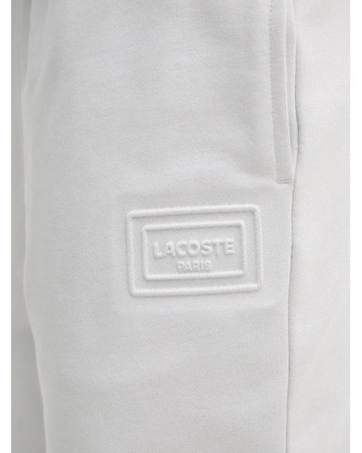 Lacoste Gray Short À Patch Logo