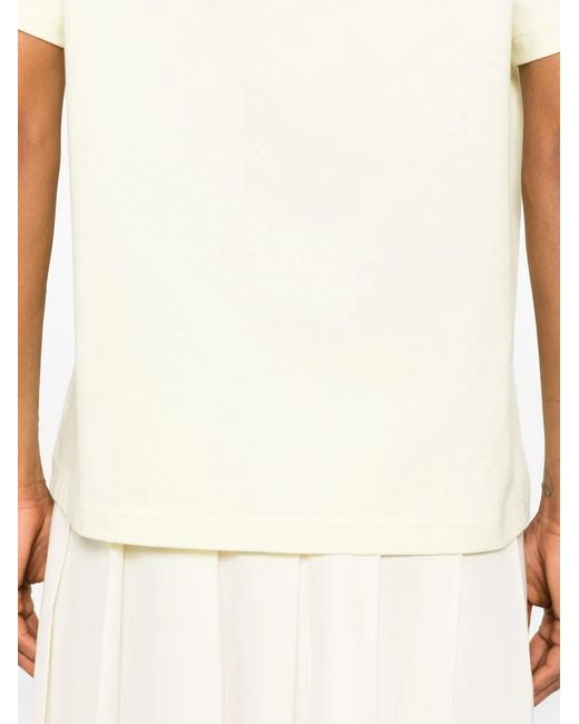 Issey Miyake White Cotton T-Shirt