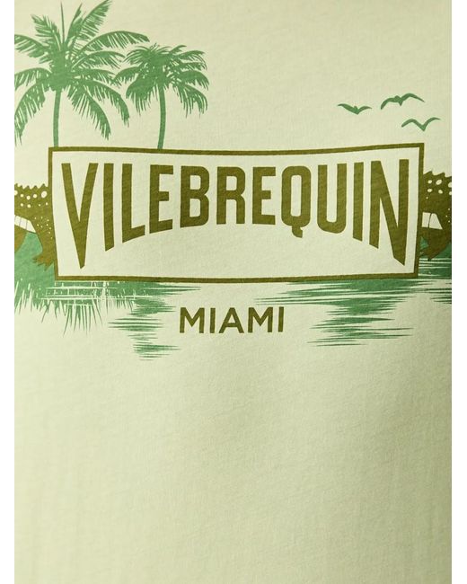 Vilebrequin Green Thom Logo-Print Short-Sleeve T-Shirt for men