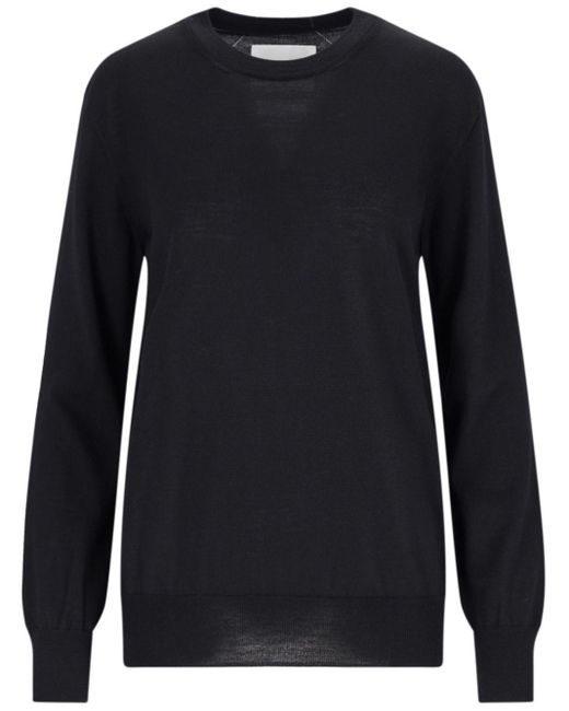 Jil Sander Blue Crew Neck Jumper