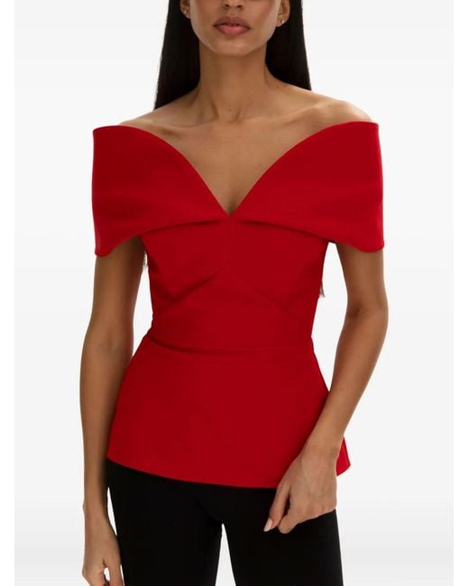 MOOS STUDIO Red Sleeveless Top