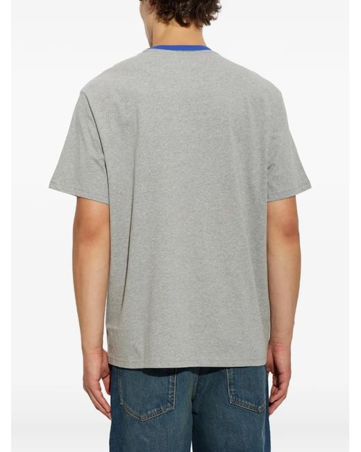 Isabel Marant Gray Hiroe Graphic-Print T-Shirt for men