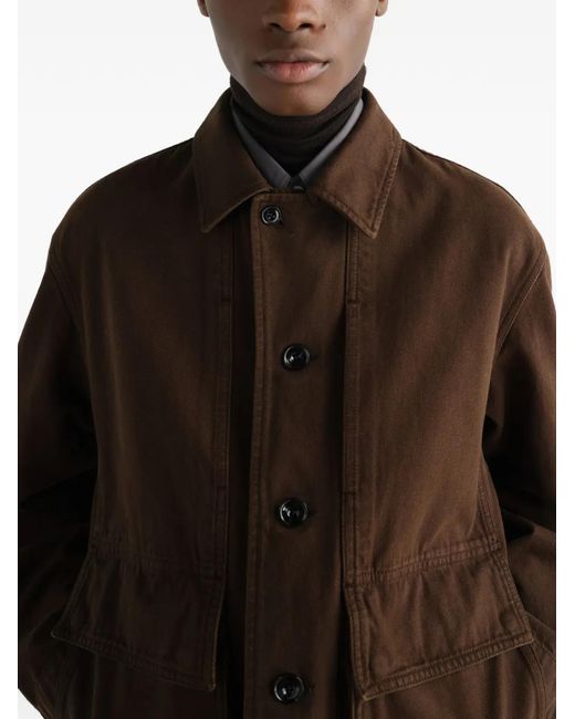 Lemaire Brown Boxy Jacket