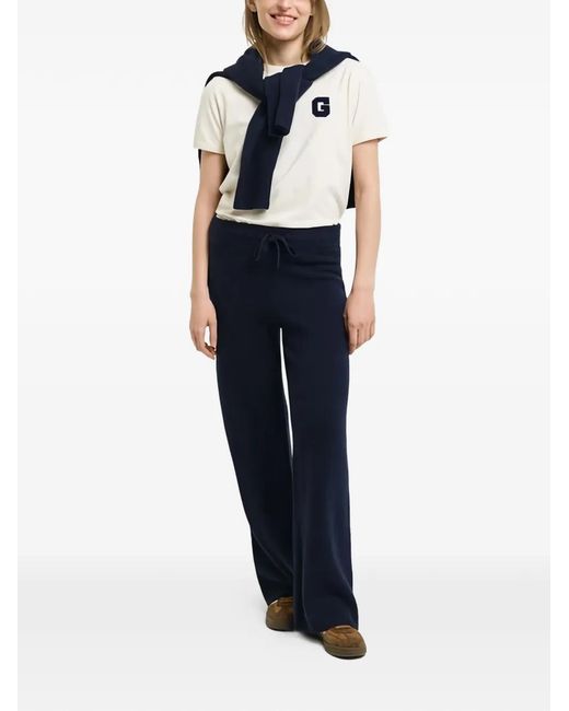 Gant Blue Drawstring Trousers
