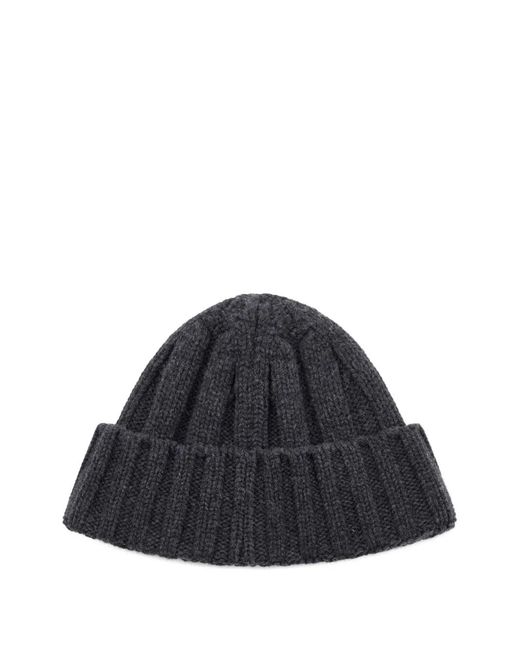 Tod's Blue Ribbed-Knit Beanie for men