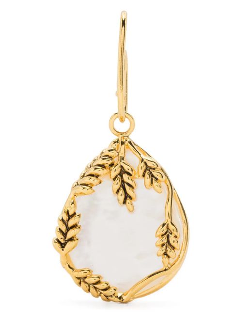 Aurelie Bidermann Metallic Mini Françoise Mother Of Pearl Charm