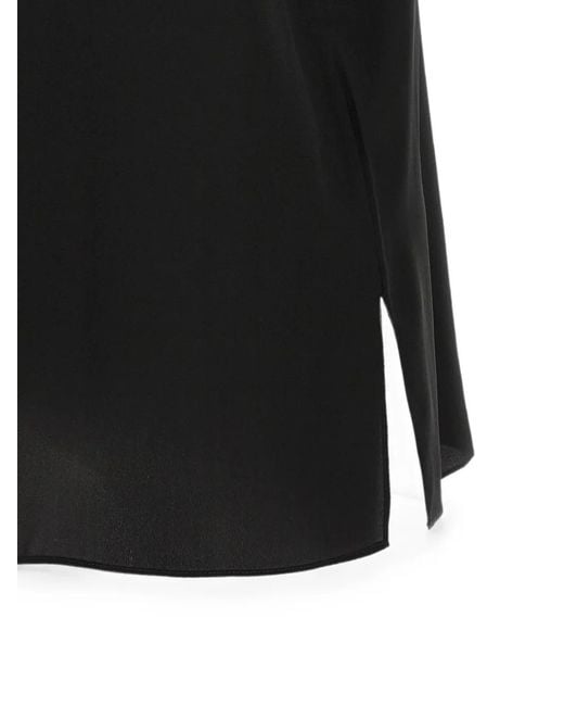 Brunello Cucinelli Black Silk Top