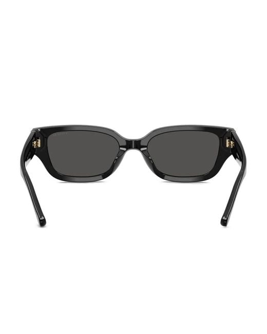 COACH Black Logo-Plaque Square Sunglasses