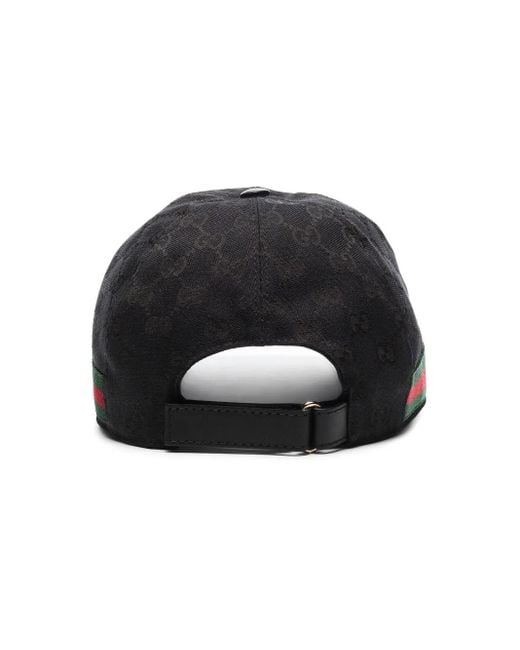 Gorra con motivo GG Supreme Web Gucci de color Gray