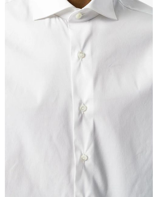 Alessandro Gherardi White Collared Shirt