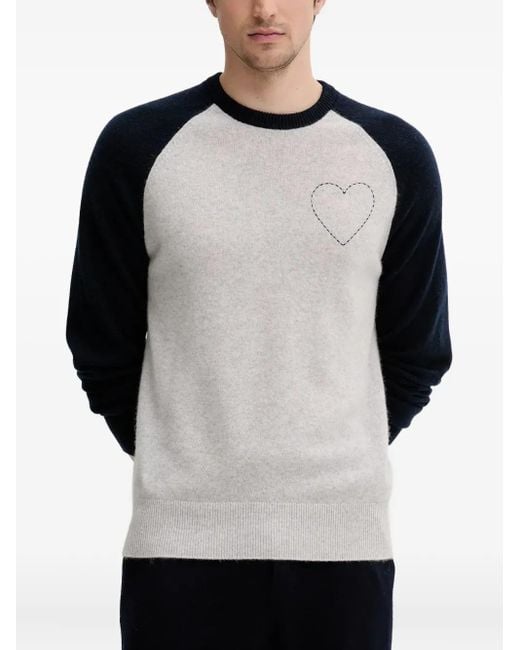 Pull À Appliqué Cœur From Future pour homme en coloris Gray