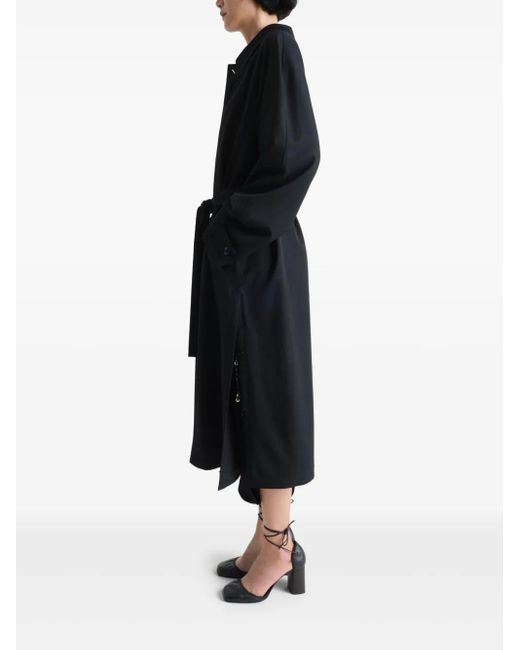 Lemaire ベルテッド コート Black