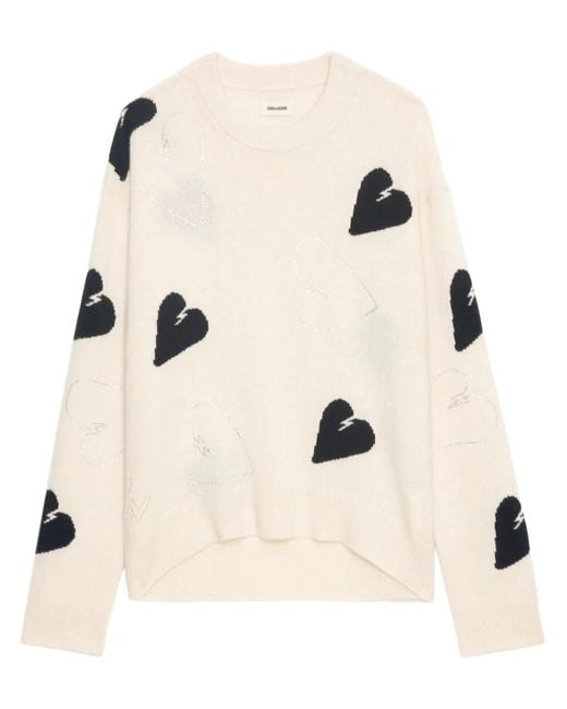 Zadig & Voltaire Natural Markus Diamanté Sweater