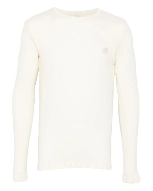 RANRA White Long-Sleeve T-Shirt for men