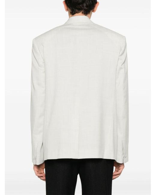 Blazer con doble botonadura Givenchy de hombre de color White