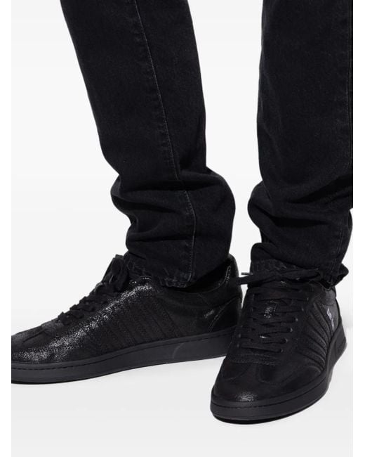DSquared² Black Baskets En Cuir for men