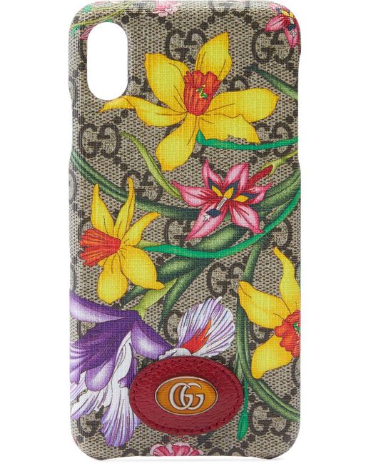 Gucci Multicolor Flora Pattern Iphone Xs Max Case