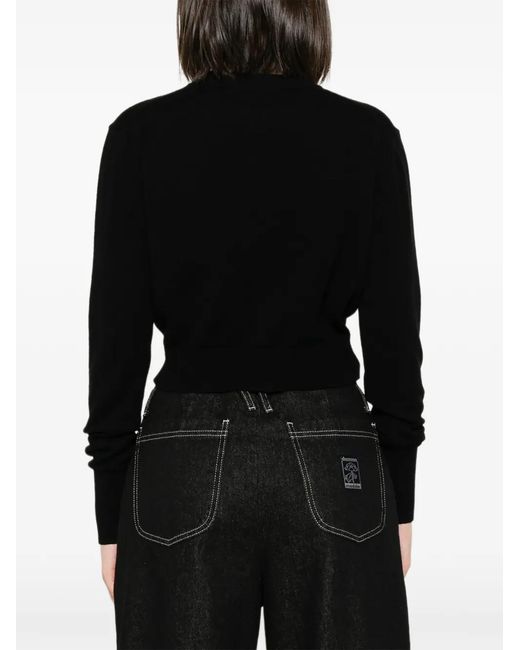CECILIE BAHNSEN Black Cbdua Long-Sleeves Cardigan