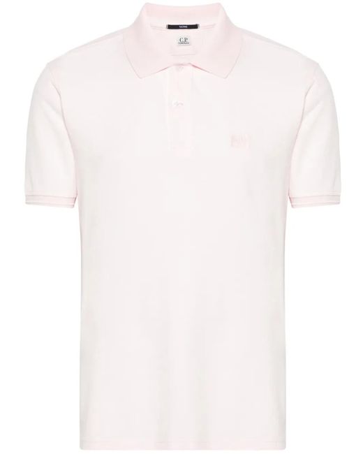C P Company White Tacting Polo for men