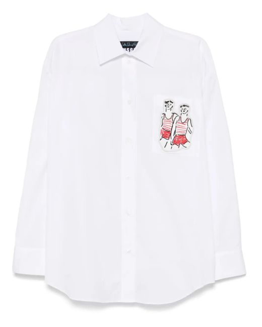 Camicia Sailors di MSGM in White