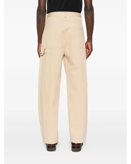 Drole de Monsieur Natural Straight-Leg Trousers for men
