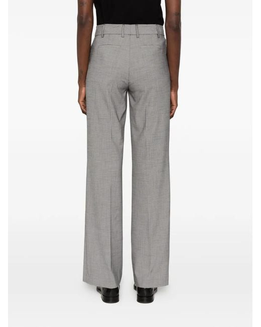 NINA 14.7 Gray Micro-Check Trousers