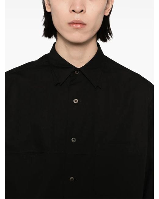 Camicia di Yohji Yamamoto in Black da Uomo