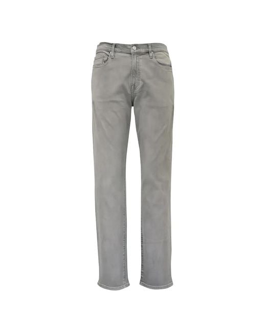 FRAME Gray Five-Pocket Jeans for men