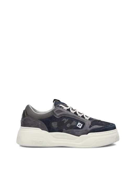 Fendi Blue Sneakers for men