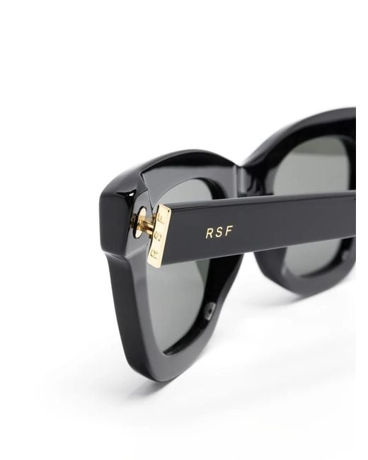 Retrosuperfuture Black Butterfly-Frame Sunglasses
