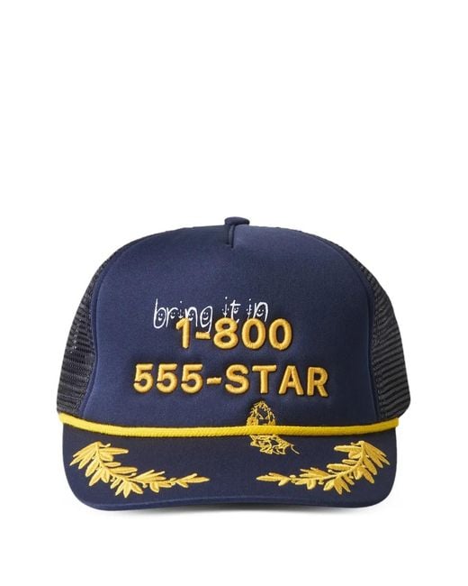PALY Blue 555-Star Trucker Hat for men