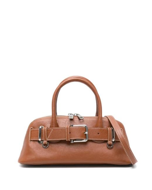 OSOI Brocle ハンドバッグ ミニ Brown