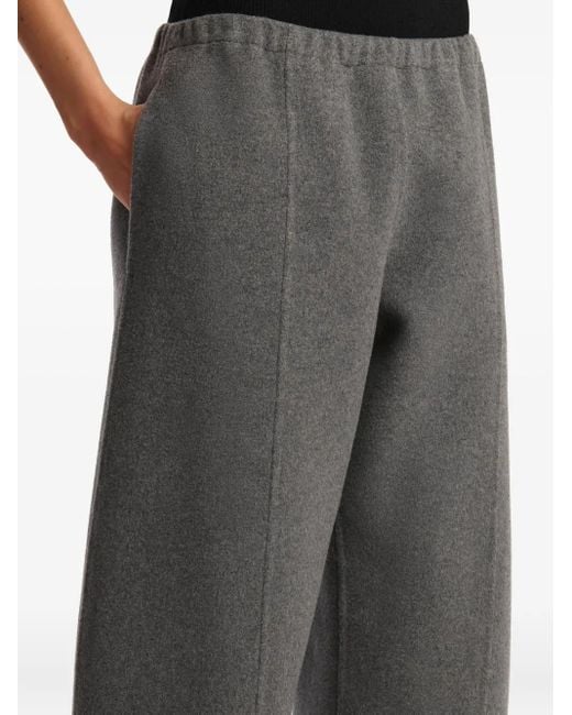 Khaite Gray Hose mit elastischem Bund