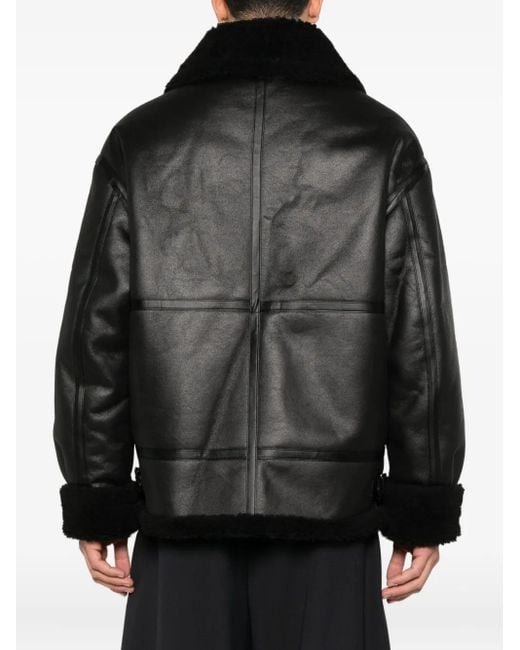 Giacca Con Zip E Colletto di DUNST in Black da Uomo