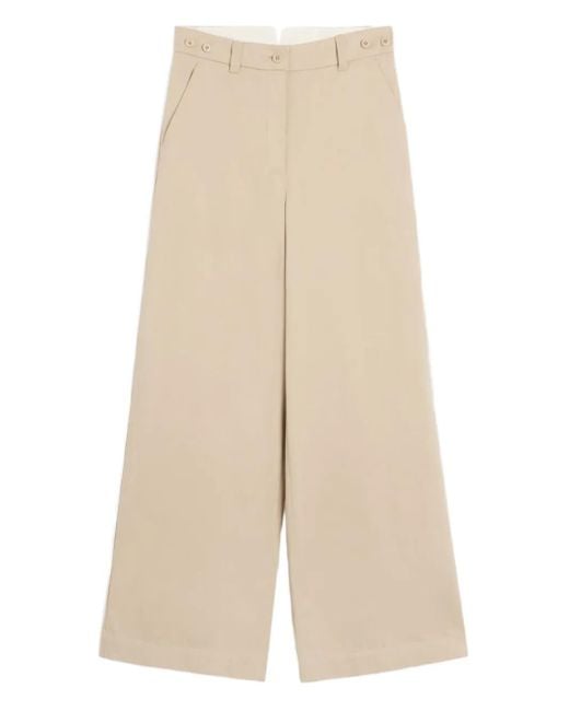 Weekend by Maxmara Natural Weite High-Waist-Hose