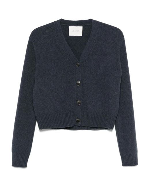 Lisa Yang Cashmere Cardigan in Blue Lyst UK