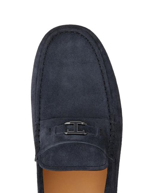 Tod's Blue City Gommino Loafers for men