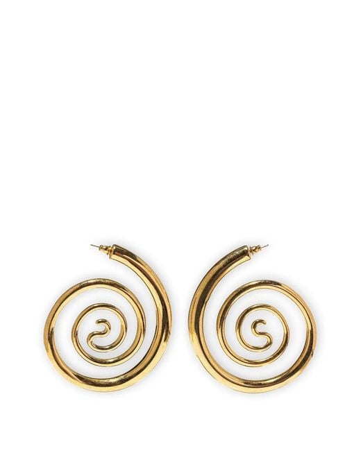 Panconesi Metallic Spiral Earrings