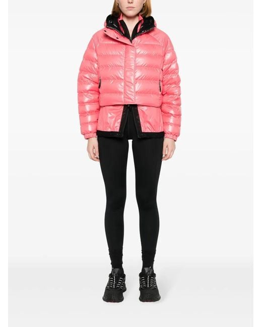 Moncler Pink Quilted Puffer Jacket