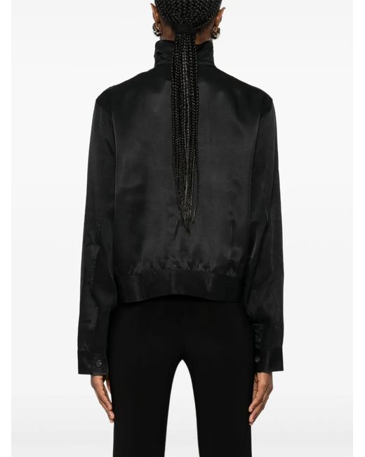 Our Legacy Black Twill Cropped Jacket