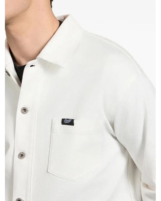 Pence White Surchemise Tommy Boutonnée for men