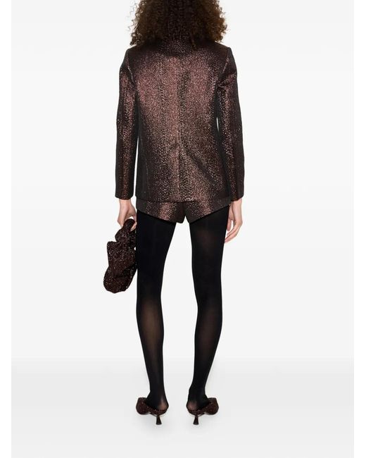 Simon Miller Brown Hutton Metallic Jacket