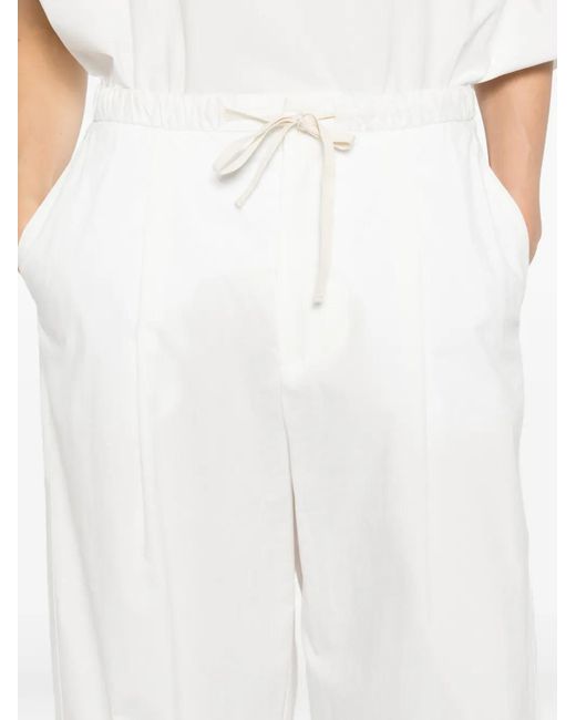 Soeur White Hugues Drawstring Trousers
