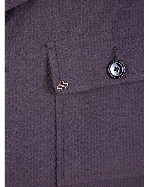 Tagliatore Purple "Tempest" Jacket for men