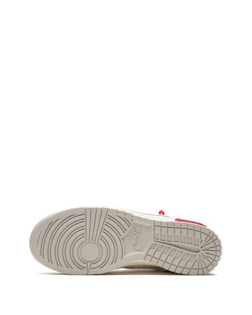 Baskets Dunk 'Off Nike en coloris Pink