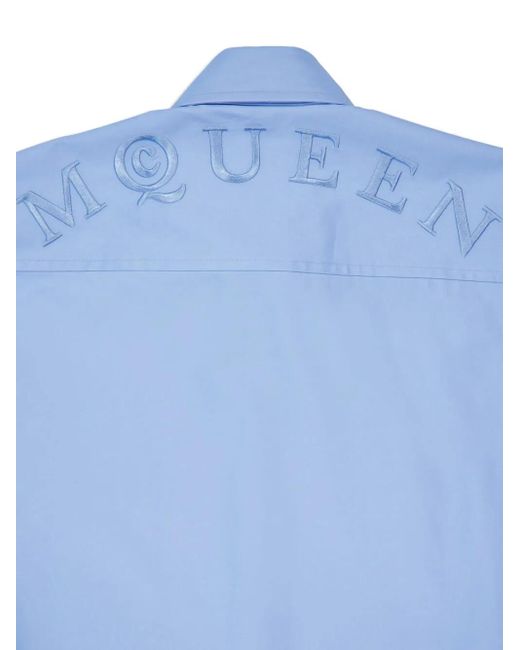 Camisa Con Botones McQueen de hombre de color Blue