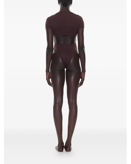 Myra Swim Purple Atlas Cut-Out Swimsuit