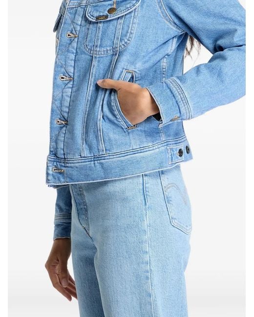 Lee Jeans Blue Rider Collared Jacket