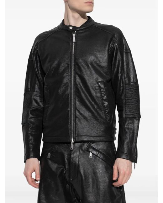 DSquared² Black Zip-Up Bomber Jacket for men