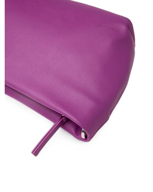 Marsèll Purple Fantasmino Leather Shoulder Bag